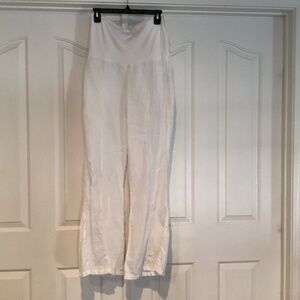Fresh Laundry Sleeveless Jumpsuit,Size Medium, Color White Preown